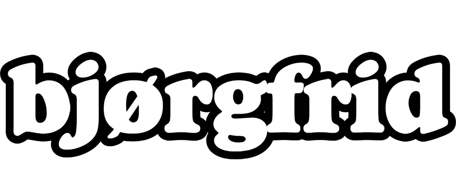 Bjørgfrid panda logo