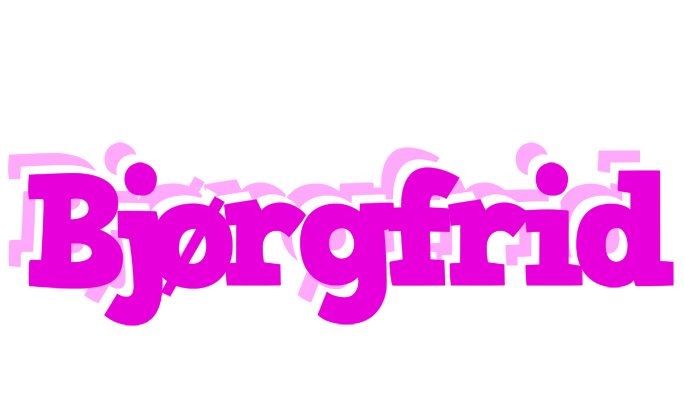 Bjørgfrid rumba logo