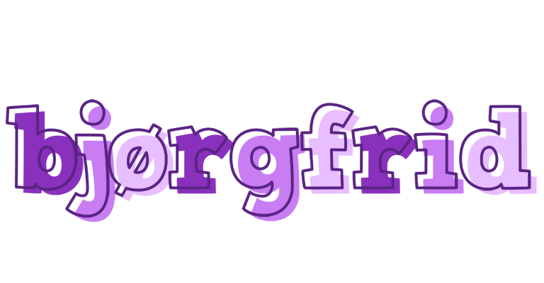 Bjørgfrid sensual logo