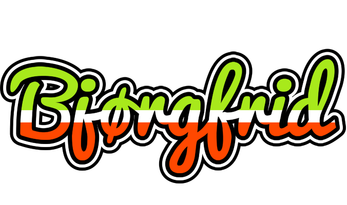 Bjørgfrid superfun logo