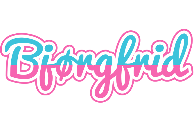 Bjørgfrid woman logo