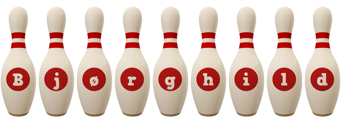 Bjørghild bowling-pin logo