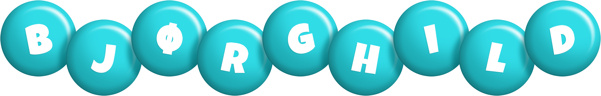 Bjørghild candy-azur logo