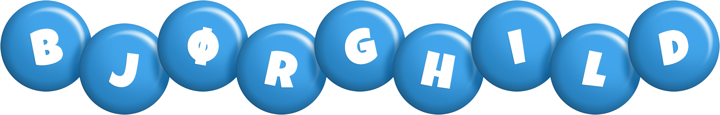 Bjørghild candy-blue logo