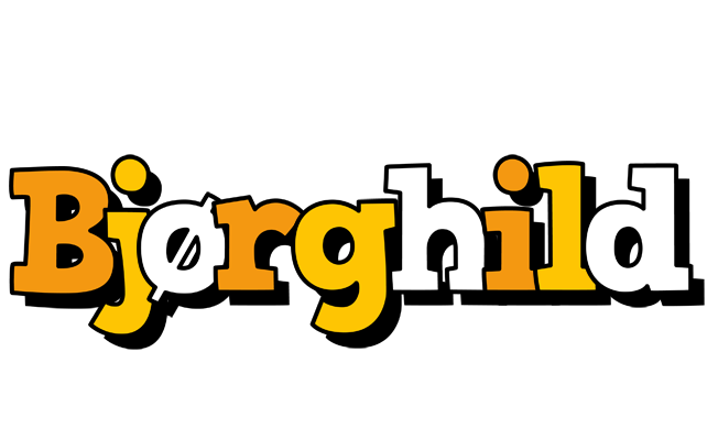 Bjørghild cartoon logo