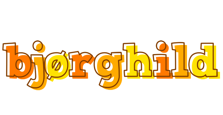 Bjørghild desert logo