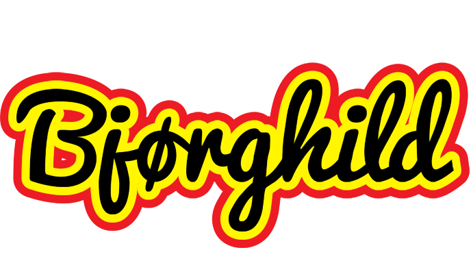 Bjørghild flaming logo