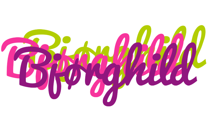 Bjørghild flowers logo