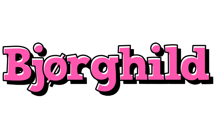 Bjørghild girlish logo
