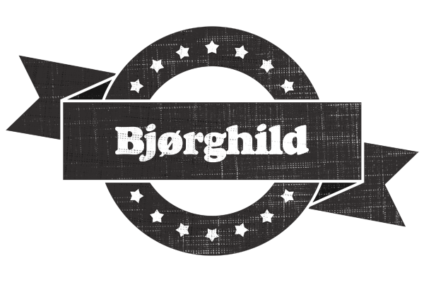 Bjørghild grunge logo