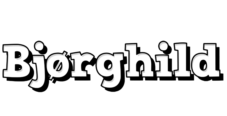 Bjørghild snowing logo