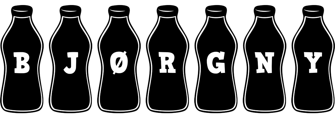 Bjørgny bottle logo