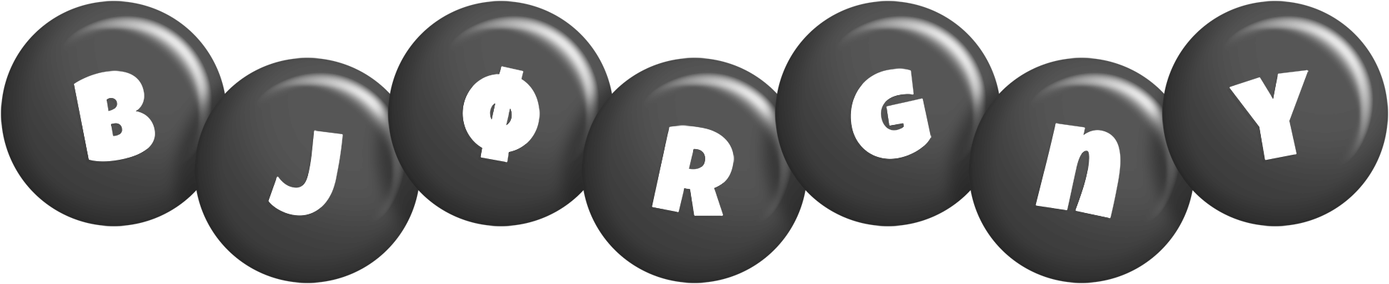 Bjørgny candy-black logo