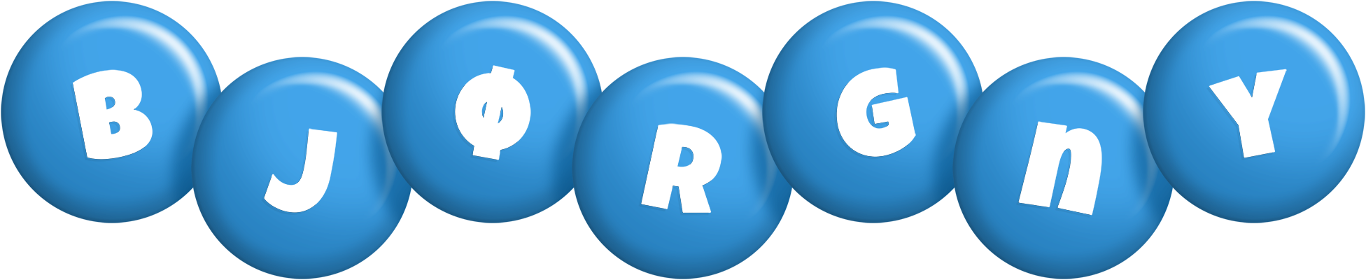 Bjørgny candy-blue logo