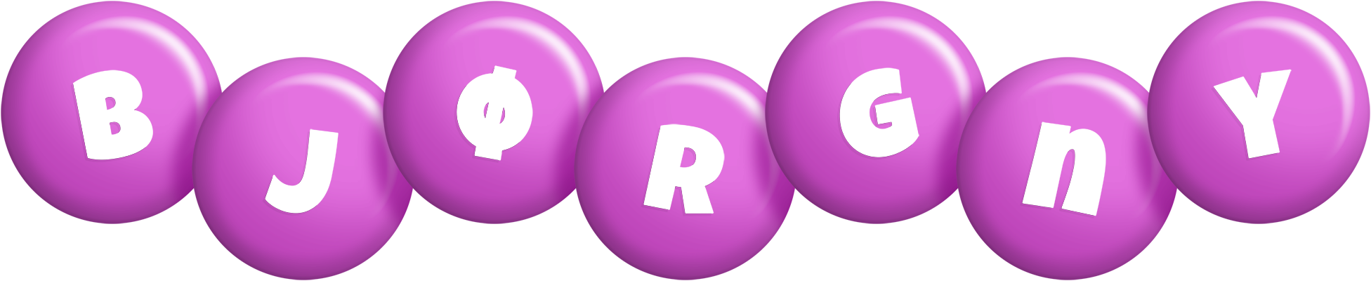 Bjørgny candy-purple logo