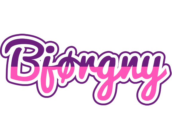 Bjørgny cheerful logo