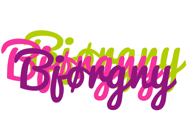 Bjørgny flowers logo