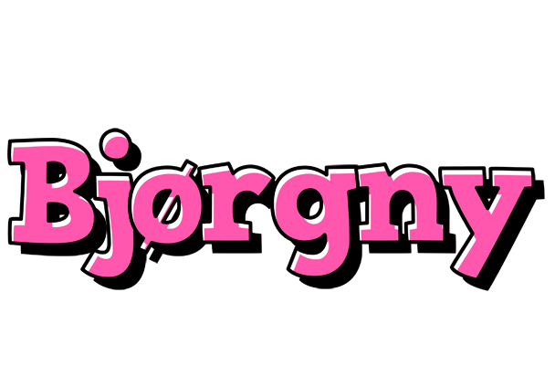 Bjørgny girlish logo