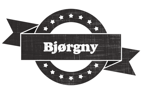 Bjørgny grunge logo