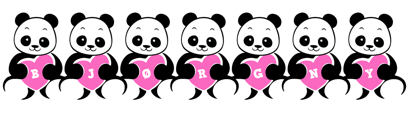 Bjørgny love-panda logo