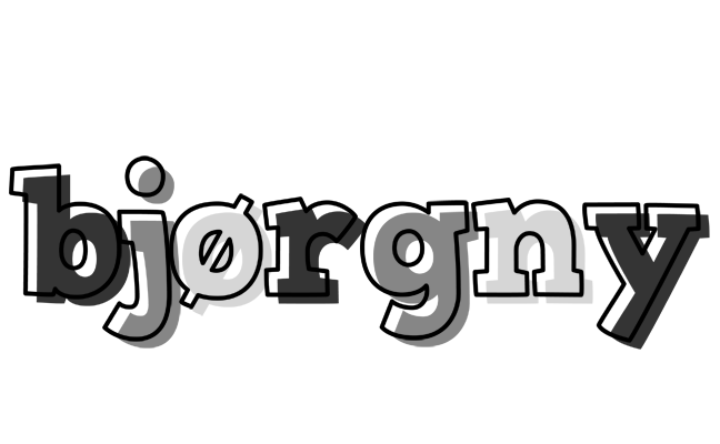 Bjørgny night logo