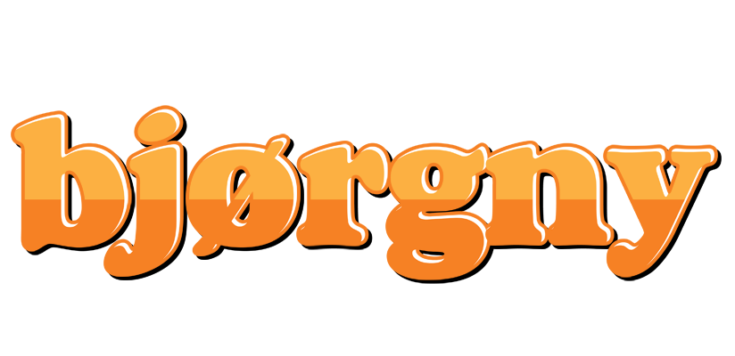 Bjørgny orange logo