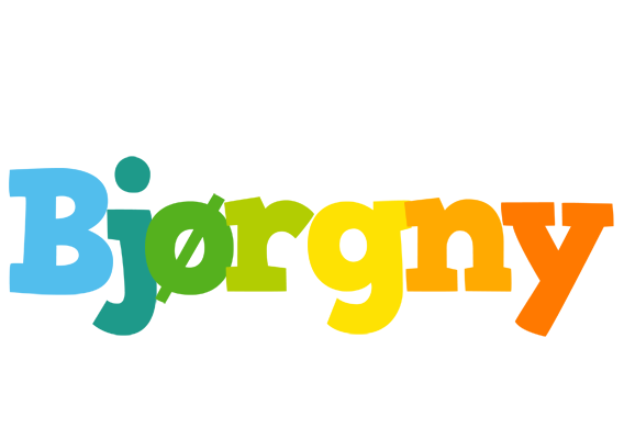 Bjørgny rainbows logo