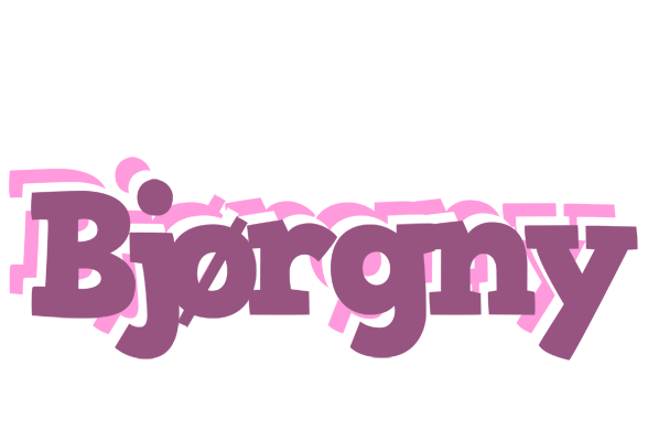 Bjørgny relaxing logo