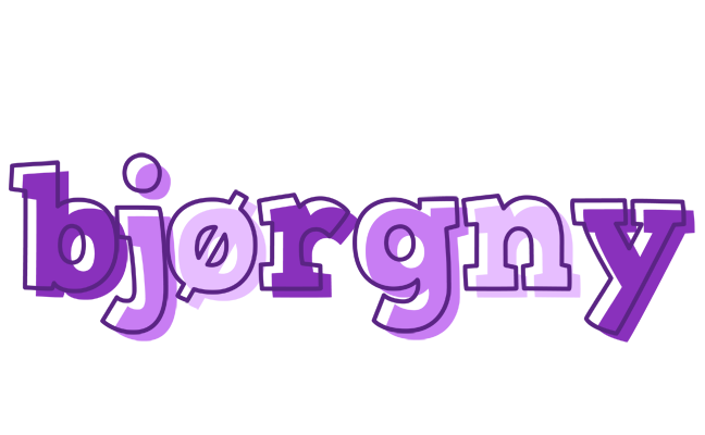 Bjørgny sensual logo
