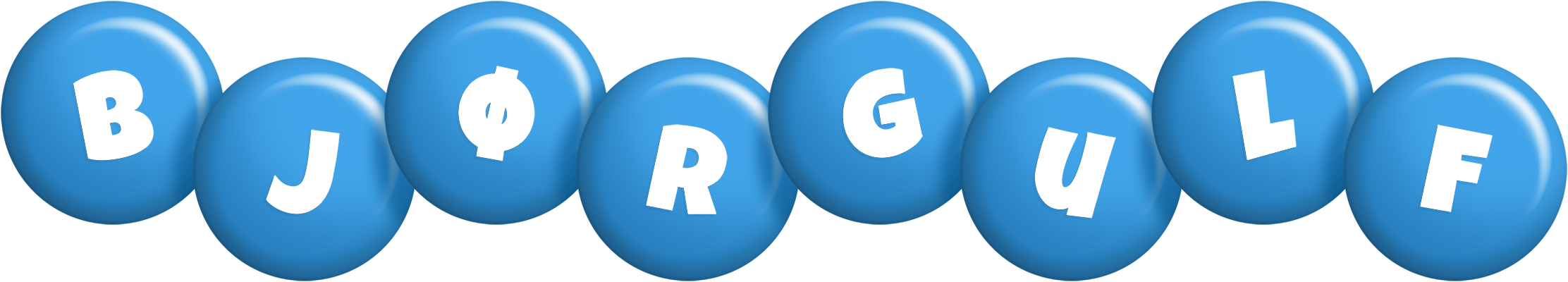 Bjørgulf candy-blue logo