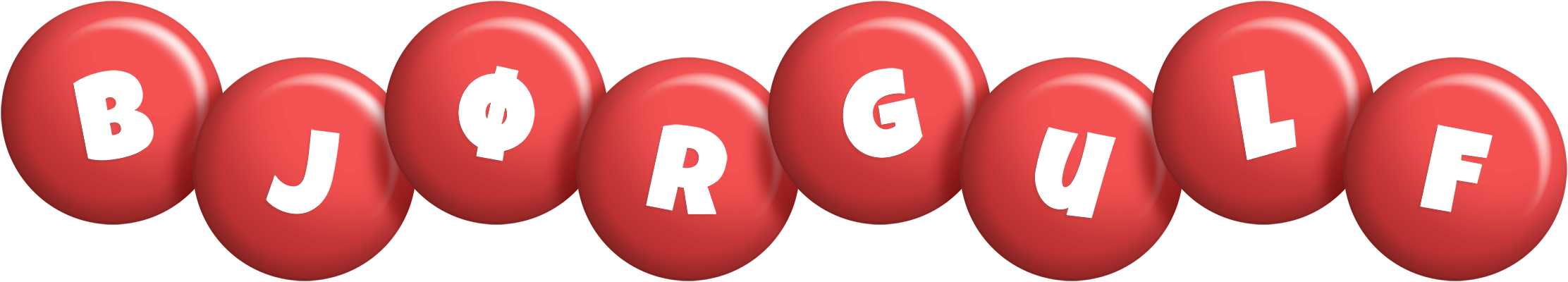 Bjørgulf candy-red logo