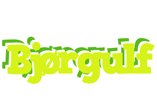 Bjørgulf citrus logo