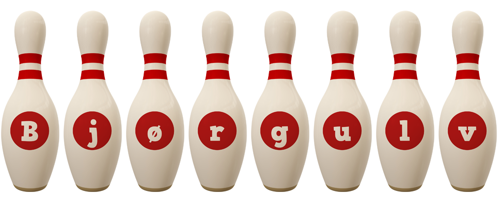 Bjørgulv bowling-pin logo