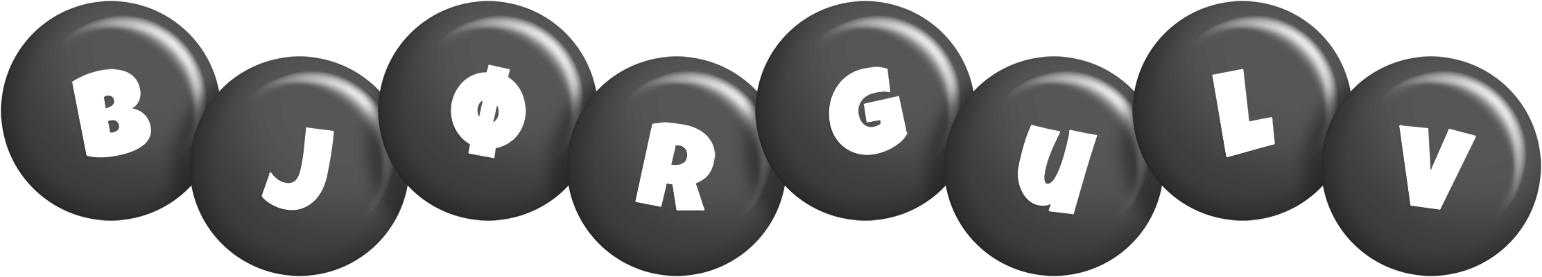 Bjørgulv candy-black logo