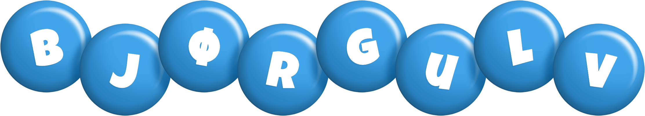 Bjørgulv candy-blue logo