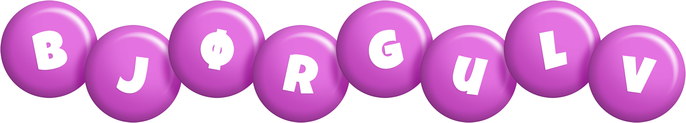 Bjørgulv candy-purple logo