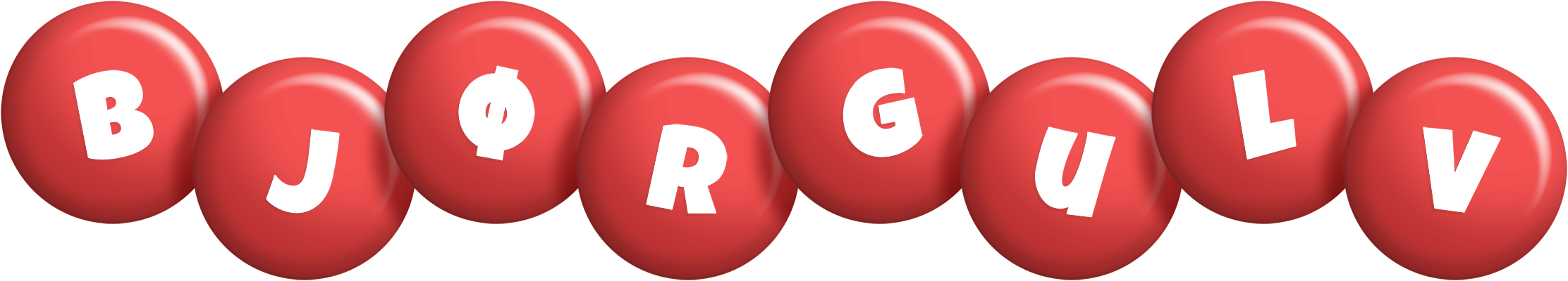 Bjørgulv candy-red logo
