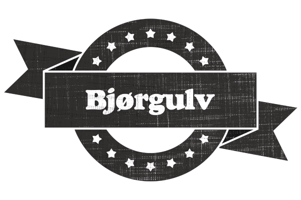 Bjørgulv grunge logo
