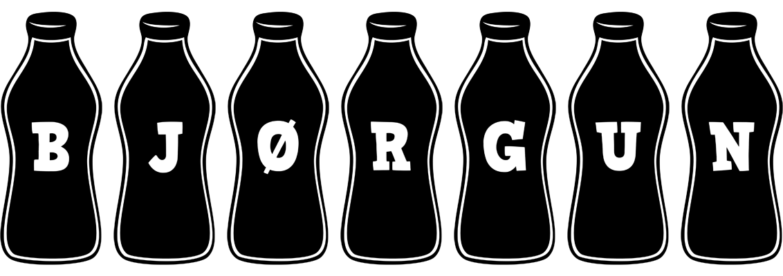Bjørgun bottle logo