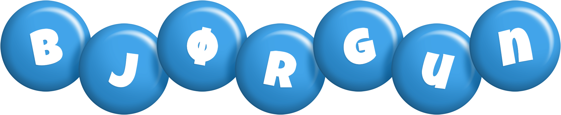 Bjørgun candy-blue logo