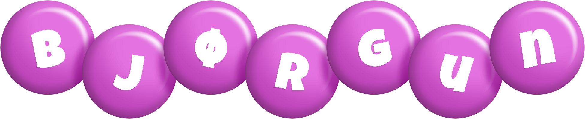 Bjørgun candy-purple logo