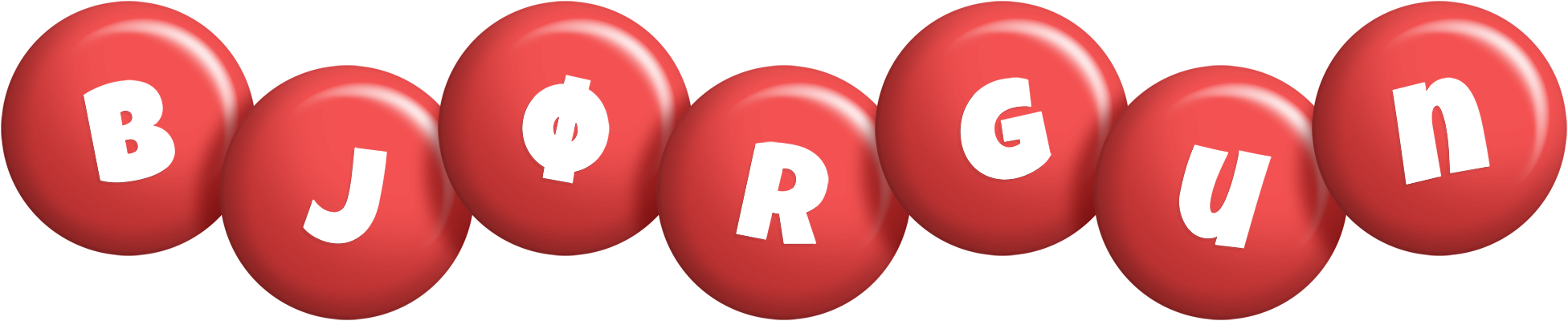 Bjørgun candy-red logo