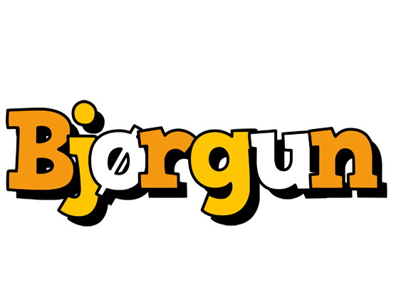 Bjørgun cartoon logo