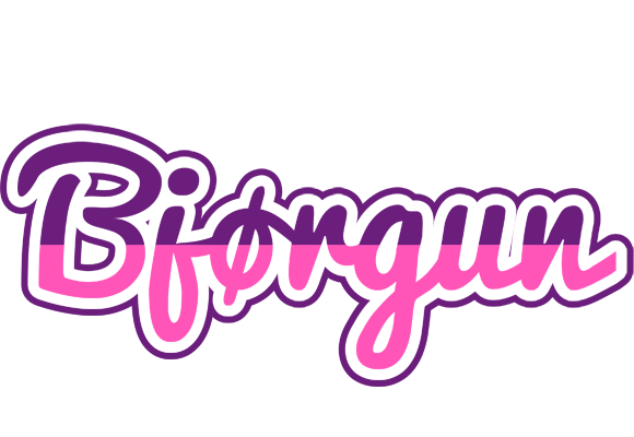 Bjørgun cheerful logo
