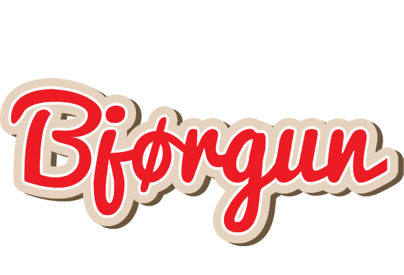 Bjørgun chocolate logo