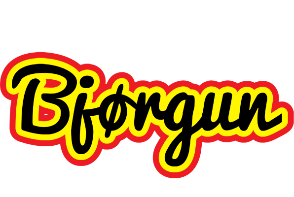 Bjørgun flaming logo