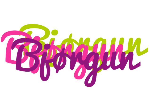 Bjørgun flowers logo