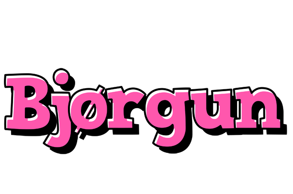 Bjørgun girlish logo