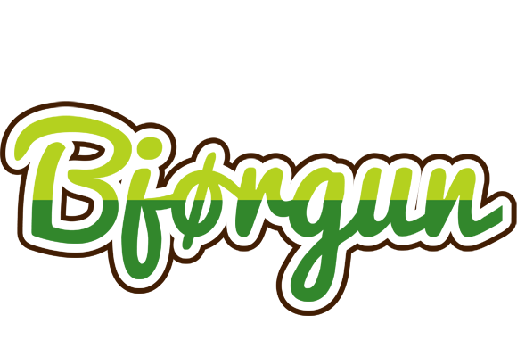 Bjørgun golfing logo