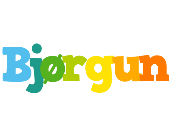 Bjørgun rainbows logo